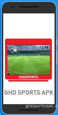GHD Sports APK app homepage image