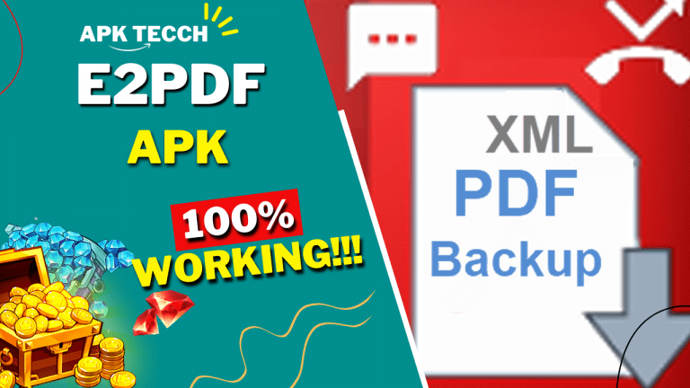 E2PDF APK Download | SMS And Call Backup restore APP
